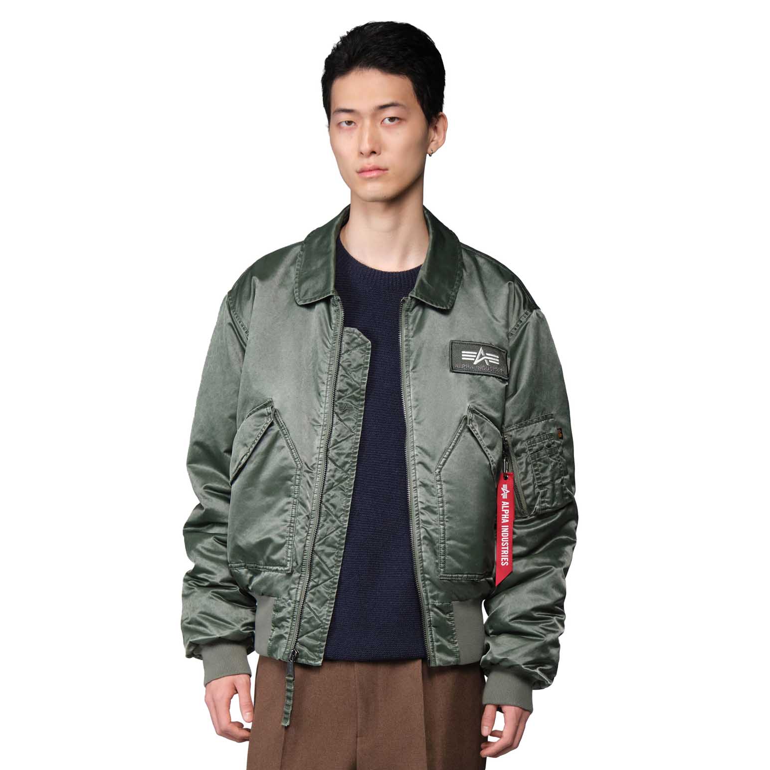 Alpha Industries CWU 45/P Heritage Fit Flight Jacket (Battlewash)